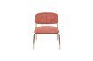 Miniature Fauteuil Jolien or et rose 7