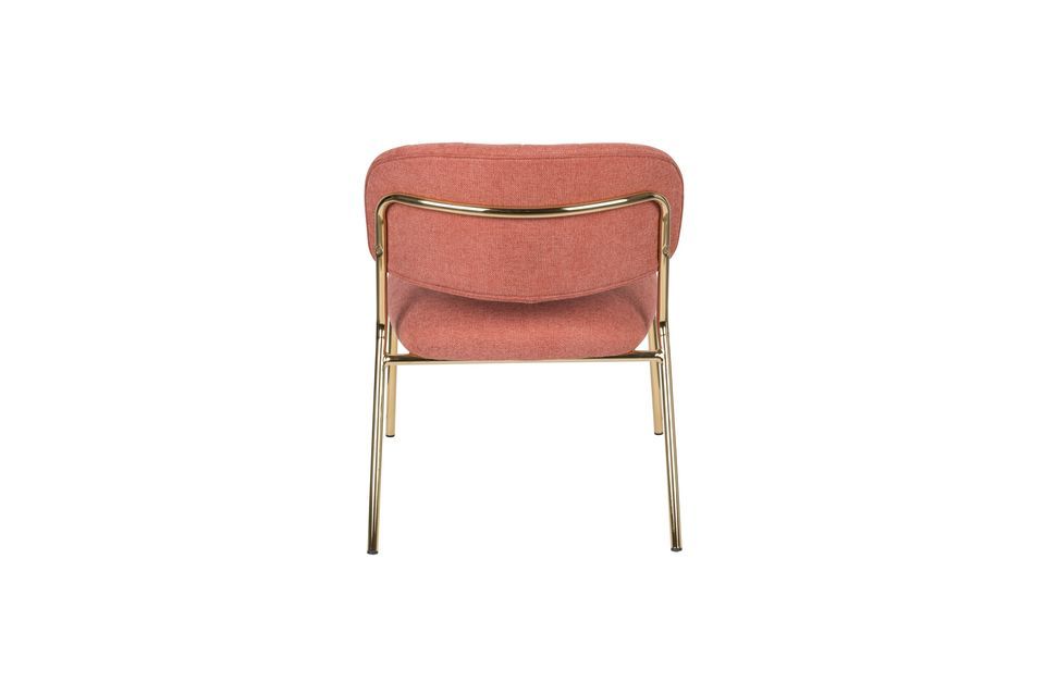 Fauteuil Jolien or et rose - 8