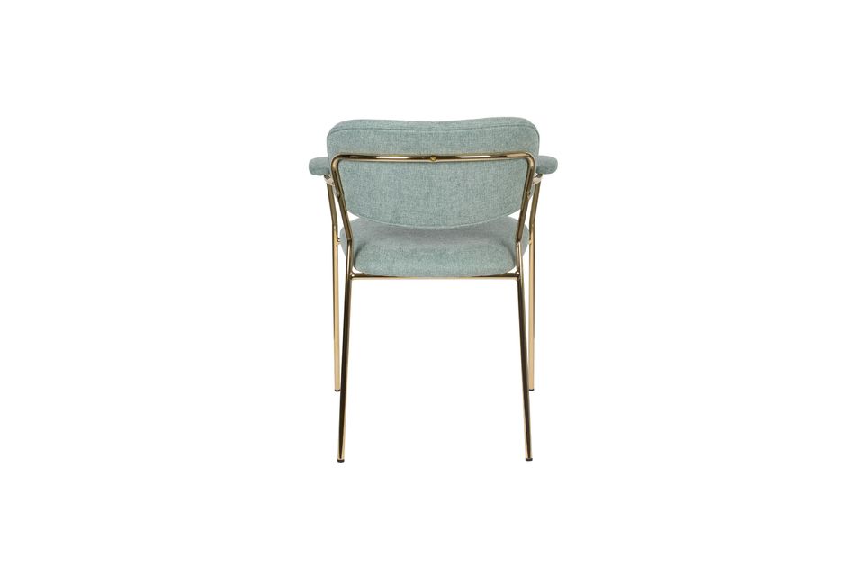 Fauteuil Jolien Or et vert clair - 9