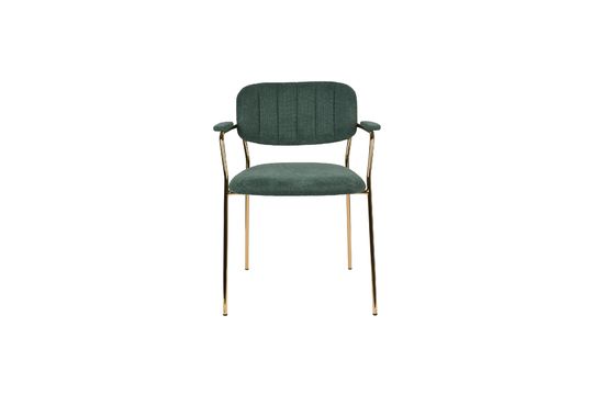 Fauteuil Jolien or et vert foncé Détouré