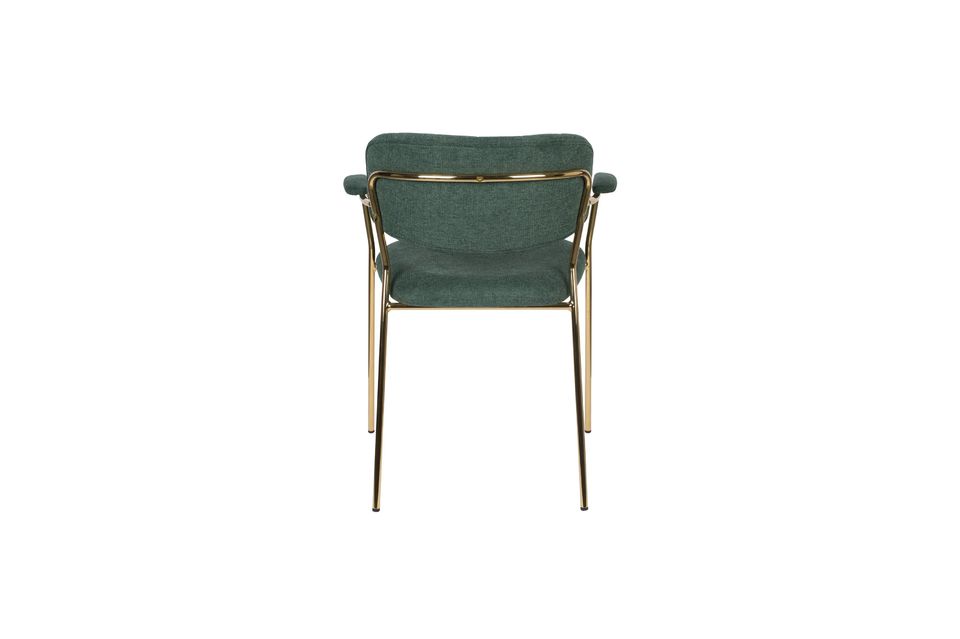 Fauteuil Jolien or et vert foncé - 8