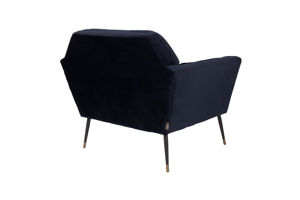 Fauteuil Kate bleu profond - 5