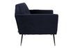 Miniature Fauteuil Kate bleu profond 8