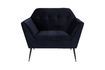 Miniature Fauteuil Kate bleu profond 9