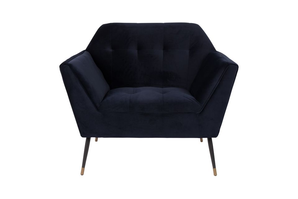 Fauteuil Kate bleu profond - 7