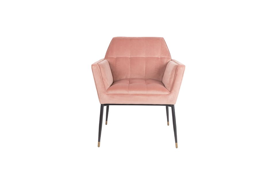 Fauteuil Kate vieux rose - 8