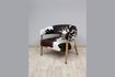 Miniature Fauteuil Les Rocheuses en vache et chêne 1