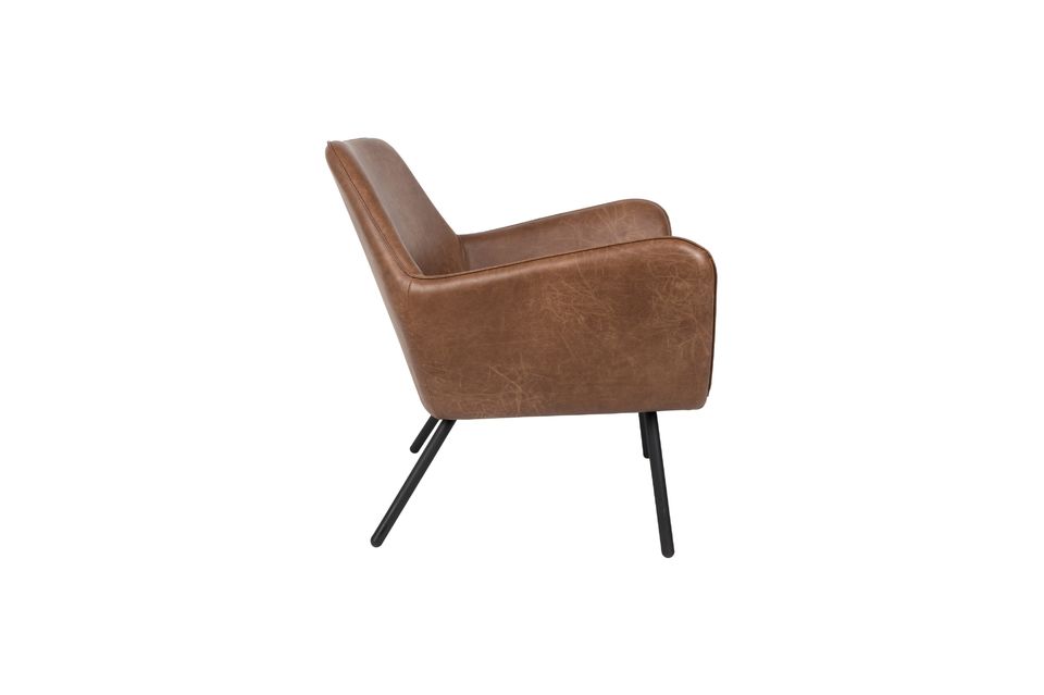 Fauteuil lounge Bon coloris brun - 10