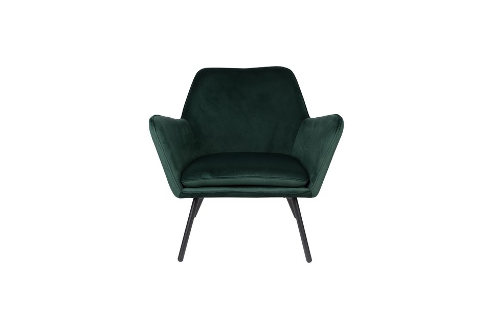 Ajoutons à cela un coussin d\'assise amovible et voici un fauteuil où il fait bon s\'installer