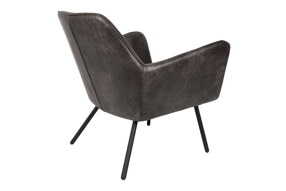 Fauteuil lounge Bon gris foncé - 8