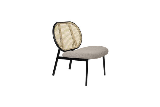 Voir la fiche produit fauteuil lounge bouclé beige Spike Fauteuil lounge bouclé beige Spike