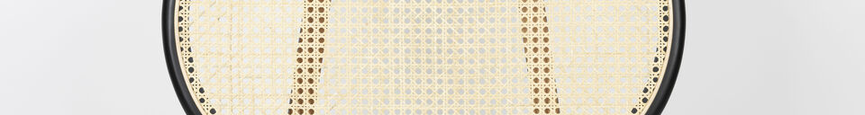 Mise en avant matière Fauteuil lounge bouclé beige Spike
