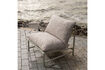 Miniature Fauteuil lounge de jardin Aluminium Sable Elvo 3