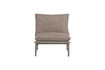 Miniature Fauteuil lounge de jardin Aluminium Sable Elvo 4