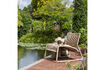 Miniature Fauteuil lounge de jardin sable West 2