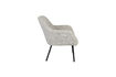 Miniature Fauteuil lounge en acier beige Dude 3