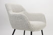Miniature Fauteuil lounge en acier beige Dude 7