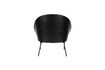Miniature Fauteuil lounge en bouclé noir Rodin 6
