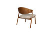Miniature Fauteuil lounge en hêtre finition noyer Babington 4