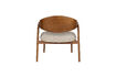 Miniature Fauteuil lounge en hêtre finition noyer Babington 5
