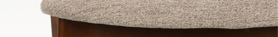 Mise en avant matière Fauteuil lounge en hêtre finition noyer Babington