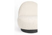 Miniature Fauteuil lounge en polyester beige Eden 6
