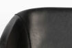 Miniature Fauteuil lounge en simili cuir noir Feston 10