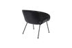 Miniature Fauteuil lounge en simili cuir noir Feston 14