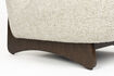 Miniature Fauteuil lounge en tissu beige Loom 9