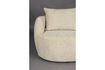 Miniature Fauteuil lounge en tissu beige Rocca 5