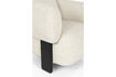 Miniature Fauteuil lounge en tissu crème Neil 13