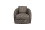 Miniature Fauteuil lounge en tissu gris Boho Détouré