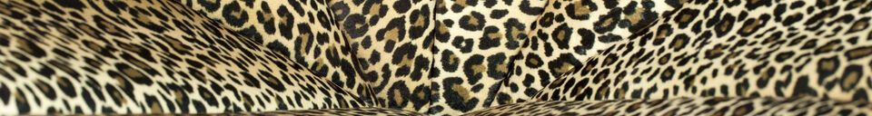 Mise en avant matière Fauteuil lounge en tissu multicolore Panther