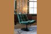 Miniature Fauteuil lounge en velours vert Bar 1