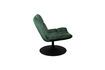 Miniature Fauteuil lounge en velours vert Bar 9