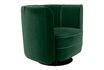 Miniature Fauteuil lounge en velours vert Flower 7