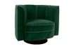 Miniature Fauteuil lounge en velours vert Flower 8