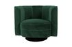 Miniature Fauteuil lounge en velours vert Flower 1