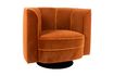 Miniature Fauteuil lounge Fleur orange 7