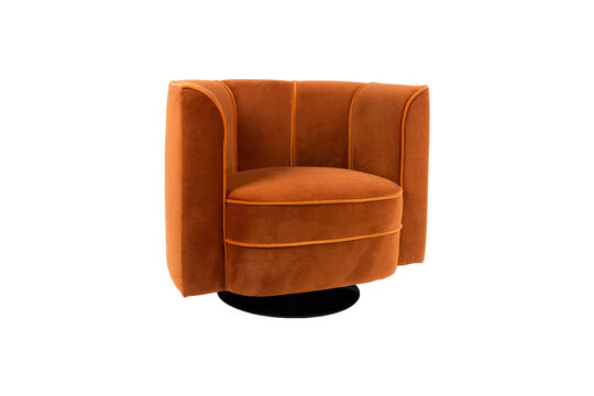 Fauteuil lounge Flower orange Détouré