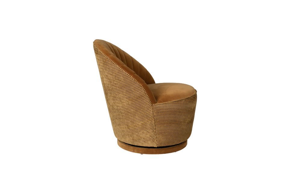 Fauteuil lounge Madisson couleur whisky - 10