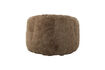 Miniature Fauteuil lounge marron en polyester Kari 6