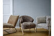 Miniature Fauteuil lounge Nature en contreplaqué FSC®100% Karel 2