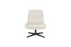 Miniature Fauteuil lounge pivotant blanc cassé Kai 2