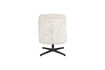 Miniature Fauteuil lounge pivotant blanc cassé Kai 5