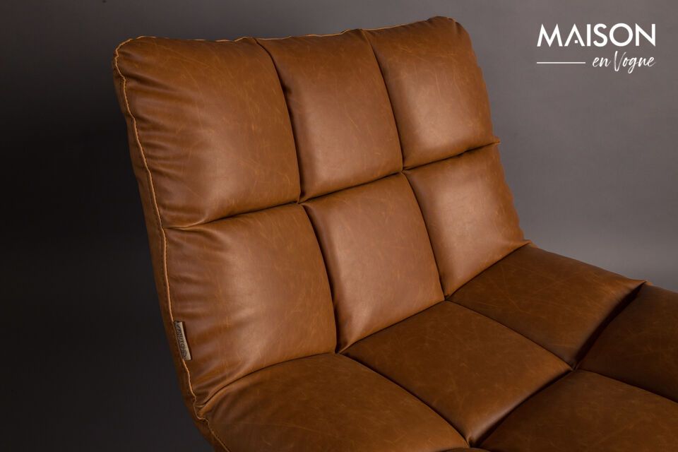 Fauteuil lounge vintage marron Bar - 10