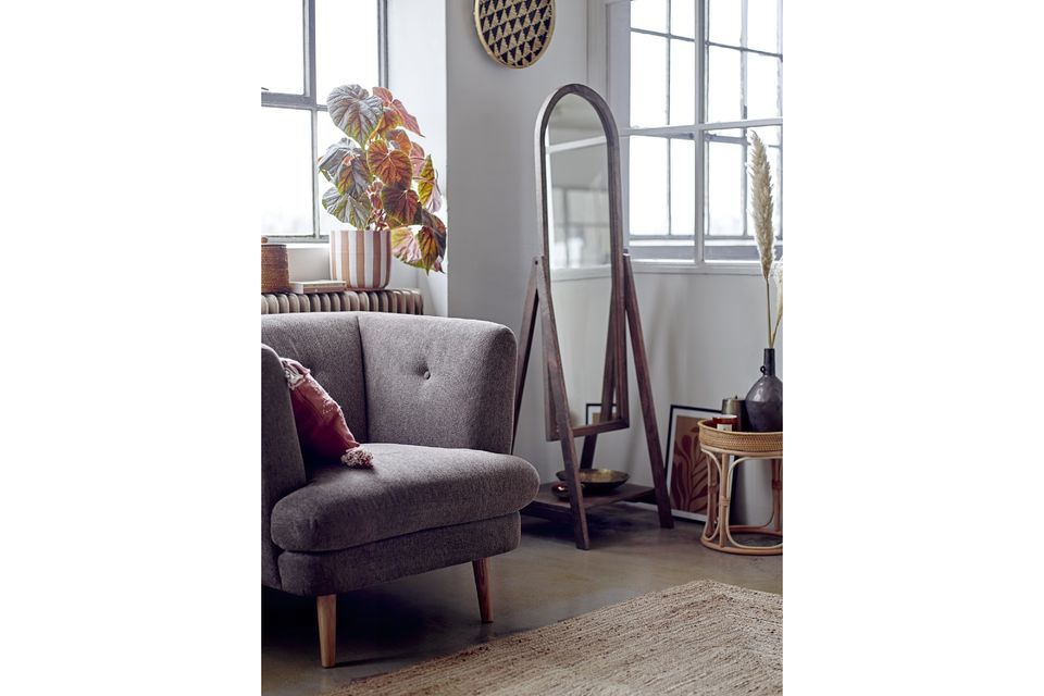 Un fauteuil signé Bloomingville dans un esprit cosy