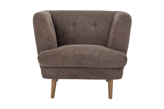 Fauteuil marron Elliot Détouré