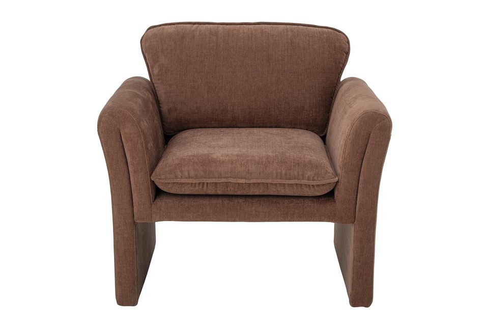 Fauteuil marron Paseo Bloomingville