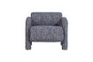 Miniatuur Fauteuil met dessin Grijsblauw LENNY 4
